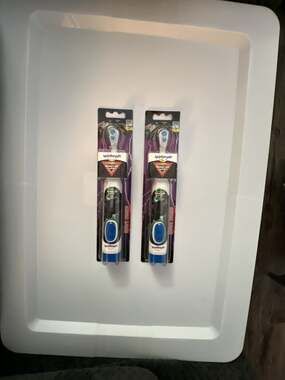 2 Pack Spinbrush Monster Jam Grave Digger Battery Powered Electric Toothbrush So